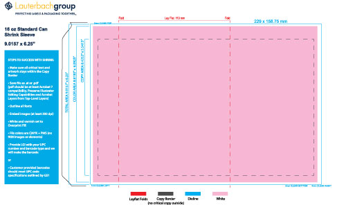 16oz Shrink Template